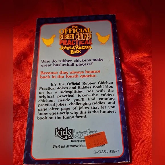 The Official Rubber Chicken Practical Jokes & Riddles Book - Picture 2 of 2